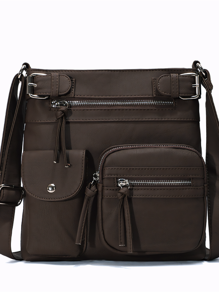 Multi-Pocket Waterproof Crossbody Bag – Lightweight & Practical