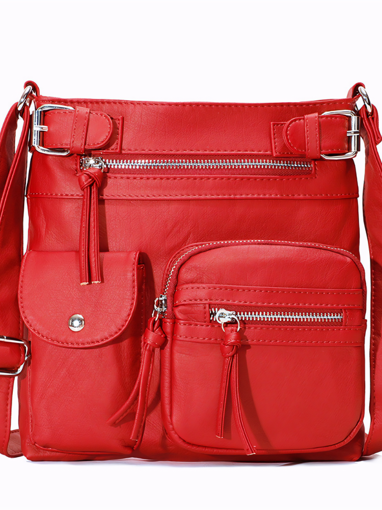 Multi-Pocket Waterproof Crossbody Bag – Lightweight & Practical