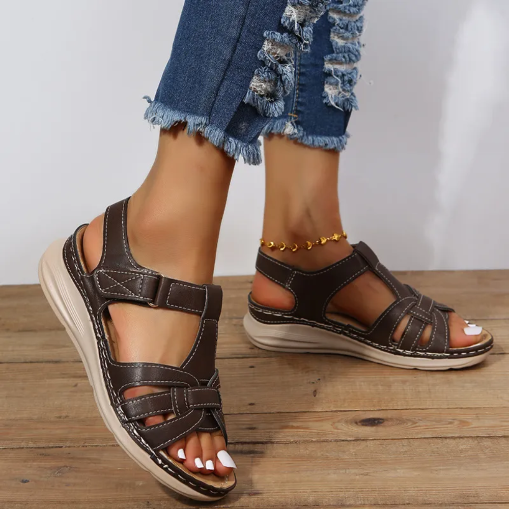 Modern Hiking Sandals – Supportive Cushioned Sole and Secure Strap