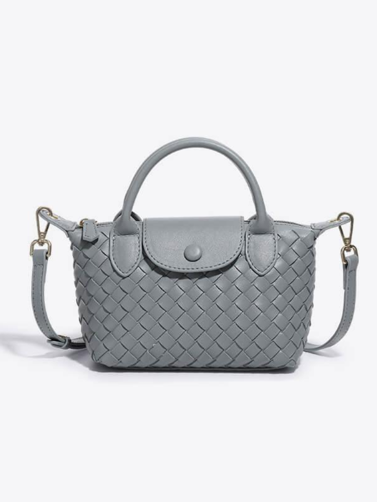 Woven Mini Crossbody Bag – Compact & Sophisticated