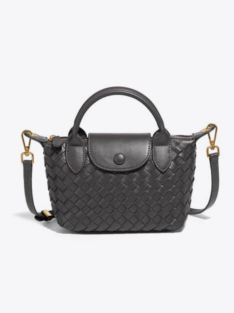Woven Mini Crossbody Bag – Compact & Sophisticated