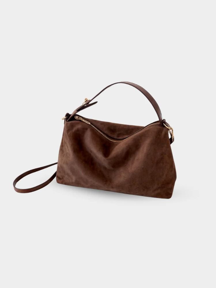 Vintage Suede Shoulder Bag – Soft, Stylish & Everyday Ready