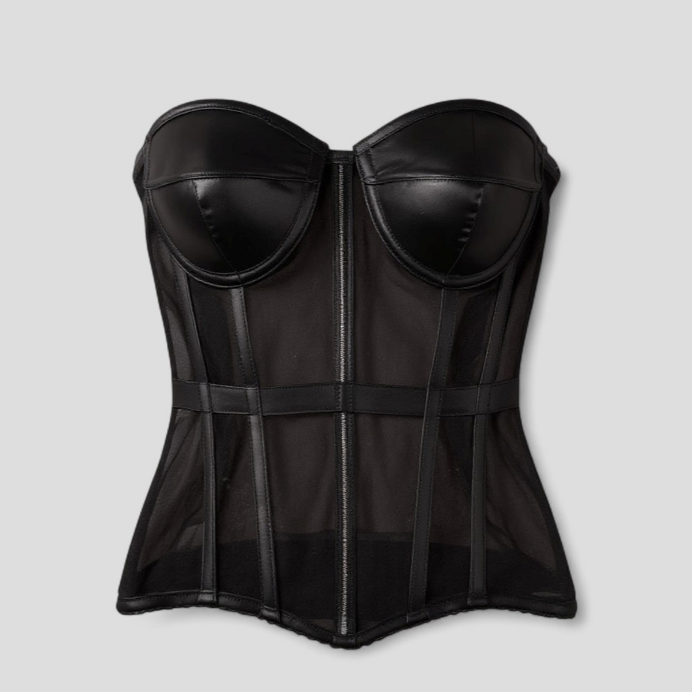 Sculpting Corset Top – Structured Boning & Contour Bust Detailing
