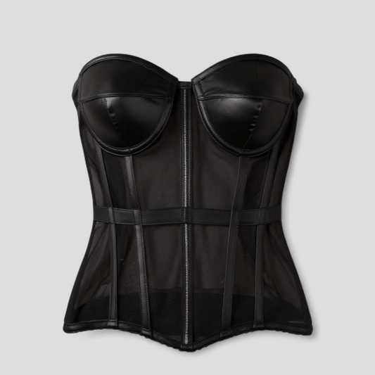 Sculpting Corset Top – Structured Boning & Contour Bust Detailing