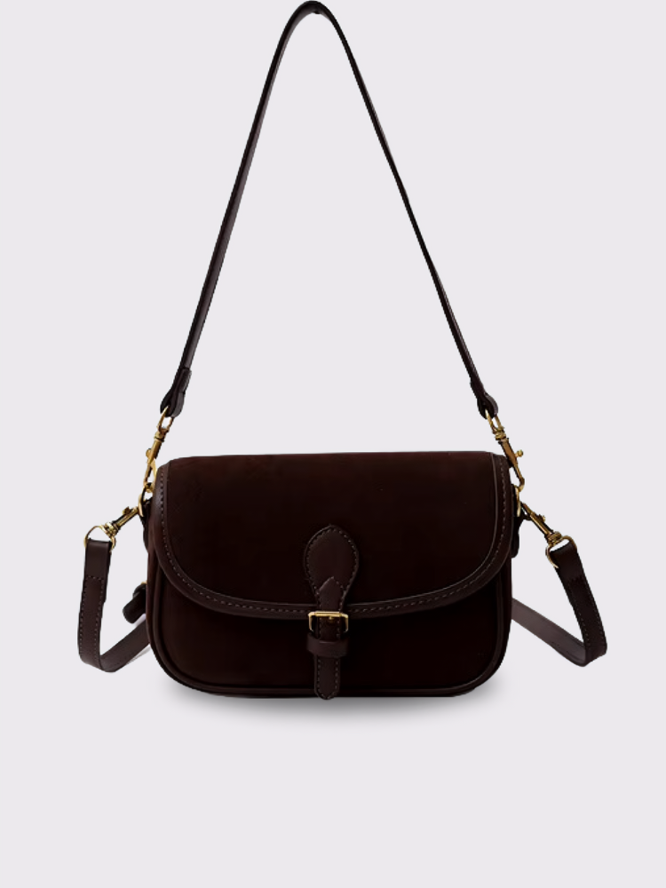 Vintage Suede Crossbody Bag – Chic, Compact & Everyday Ready