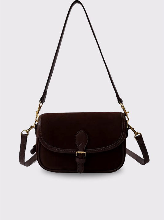 Vintage Suede Crossbody Bag – Chic, Compact & Everyday Ready