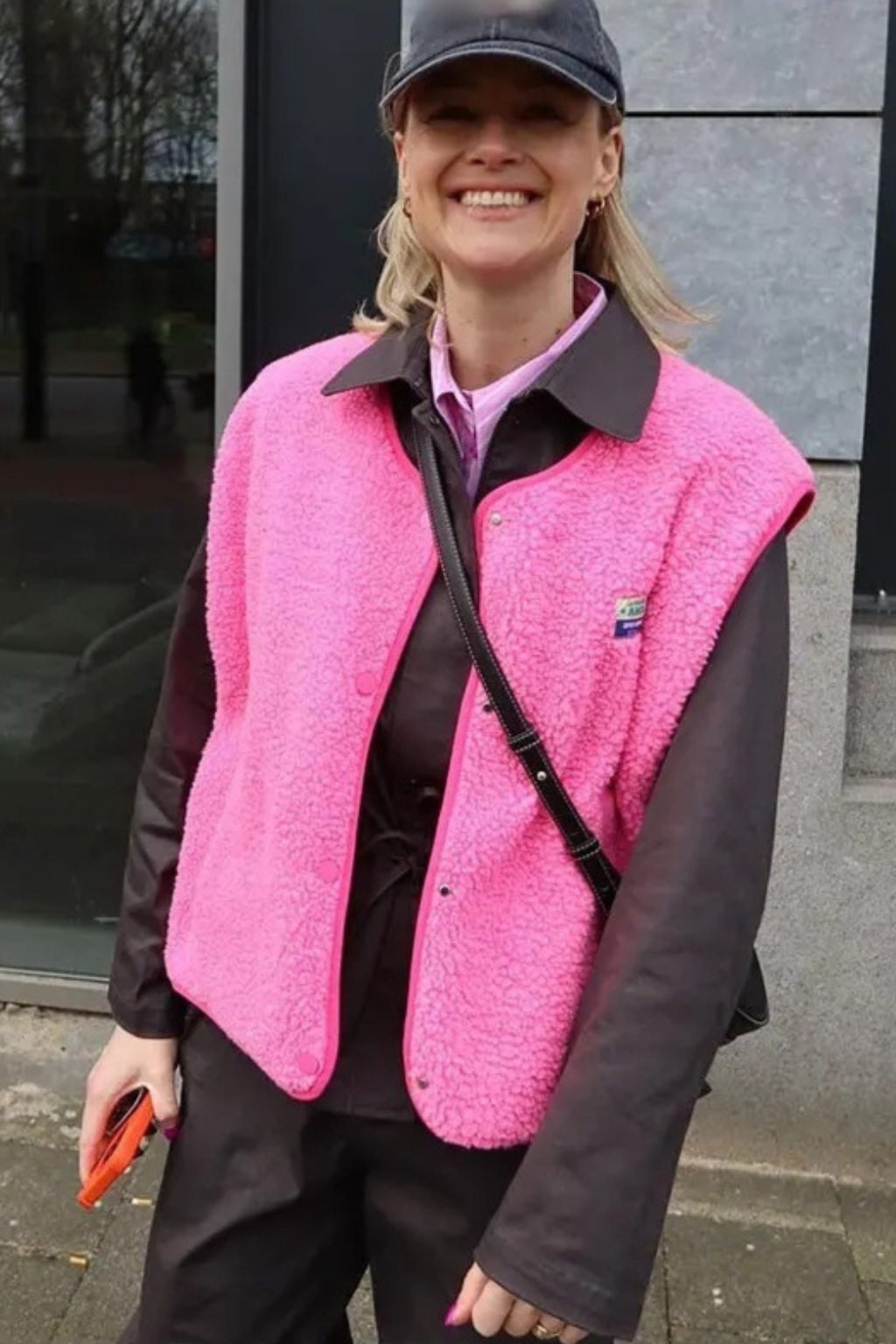 Stylish Textured Gilet – Casual Oversized Streetwear Layer