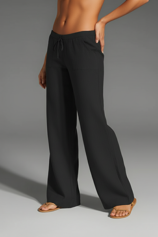 Relaxed Wide-Leg Summer Pants – Breezy Fit & Effortless Comfort