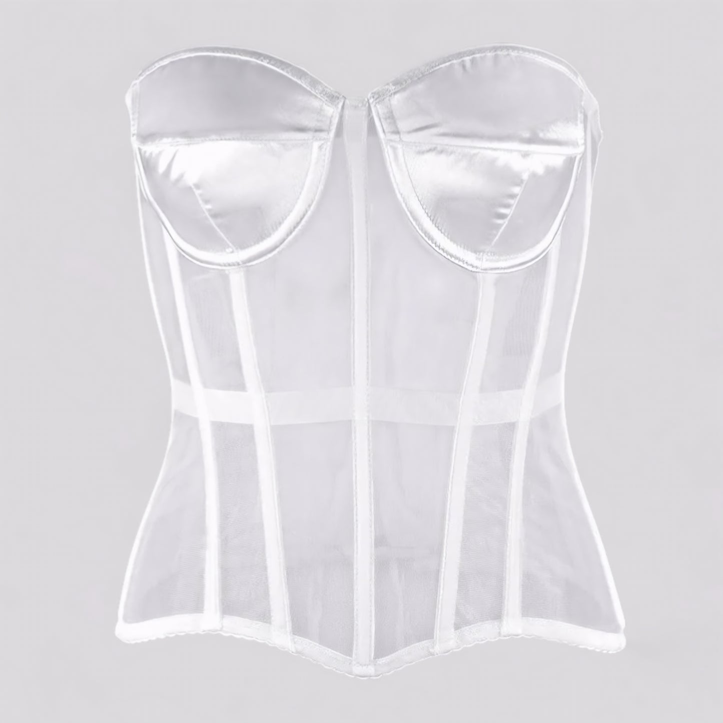 Sculpting Corset Top – Structured Boning & Contour Bust Detailing