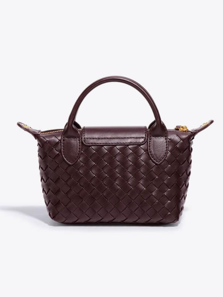 Woven Mini Crossbody Bag – Compact & Sophisticated