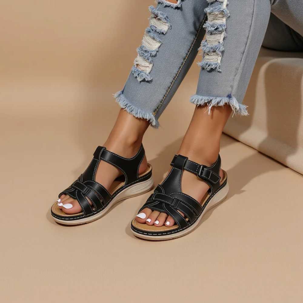 Modern Hiking Sandals – Supportive Cushioned Sole and Secure Strap