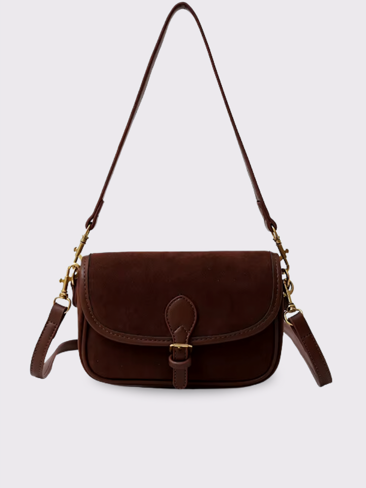 Vintage Suede Crossbody Bag – Chic, Compact & Everyday Ready