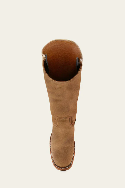 Classic Knee High Leather Boots – Structured Sole and Slim Fit Design