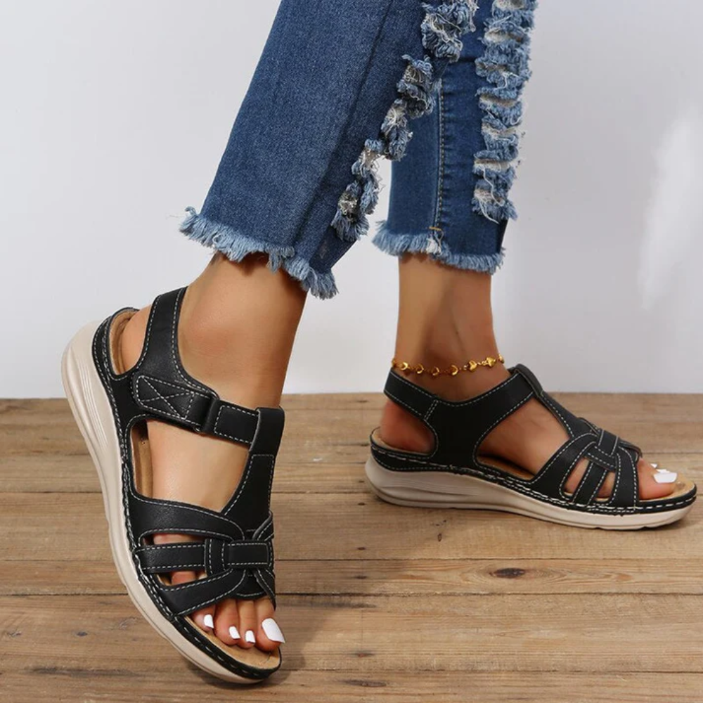 Modern Hiking Sandals – Supportive Cushioned Sole and Secure Strap