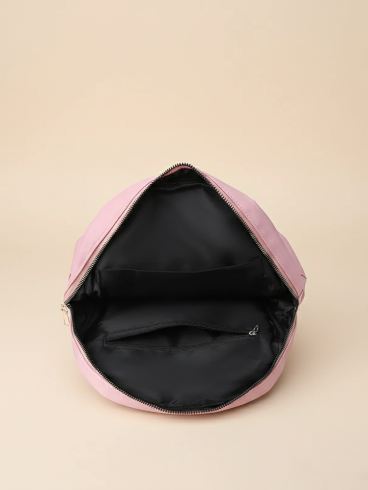 Chic Quilted Purse Backpack – Korean-Inspired Women’s Bag with Pearl Flower Accent