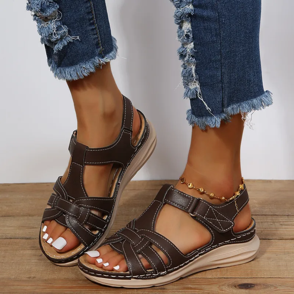 Modern Hiking Sandals – Supportive Cushioned Sole and Secure Strap