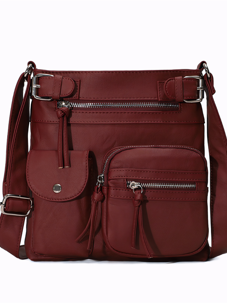Multi-Pocket Waterproof Crossbody Bag – Lightweight & Practical
