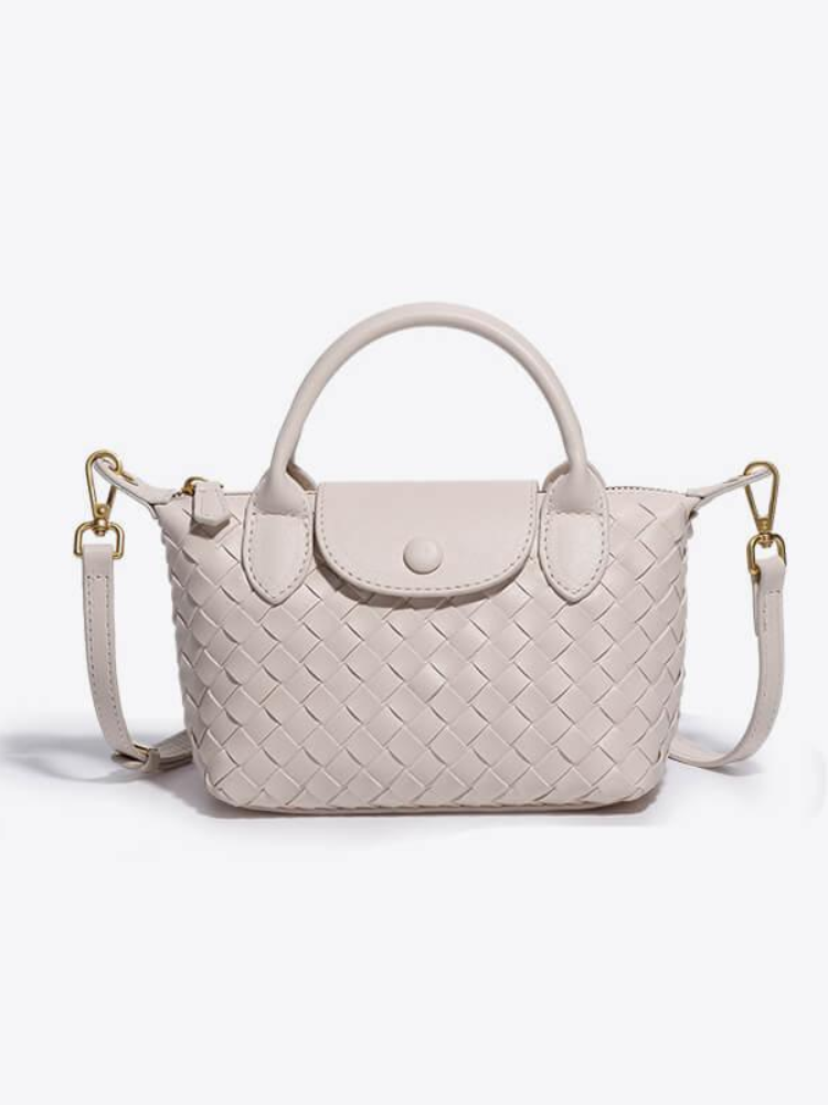 Woven Mini Crossbody Bag – Compact & Sophisticated