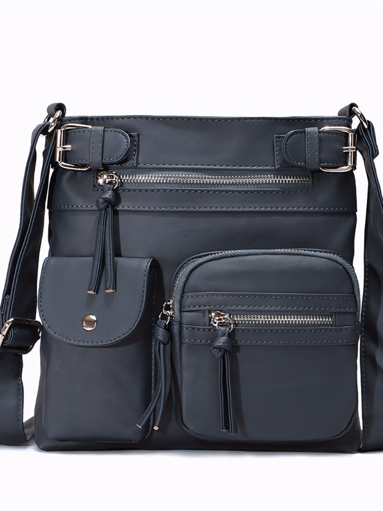 Multi-Pocket Waterproof Crossbody Bag – Lightweight & Practical