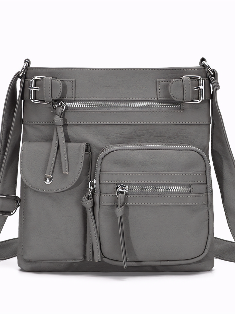 Multi-Pocket Waterproof Crossbody Bag – Lightweight & Practical