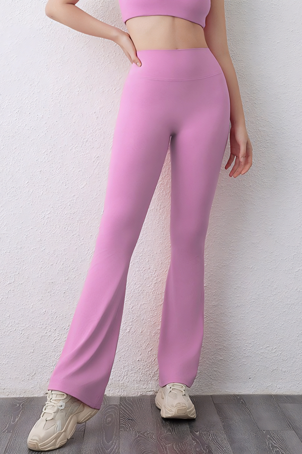 Sculpting High-Waist Flared Pants – Curve-Enhancing Fit & Stretch Comfort